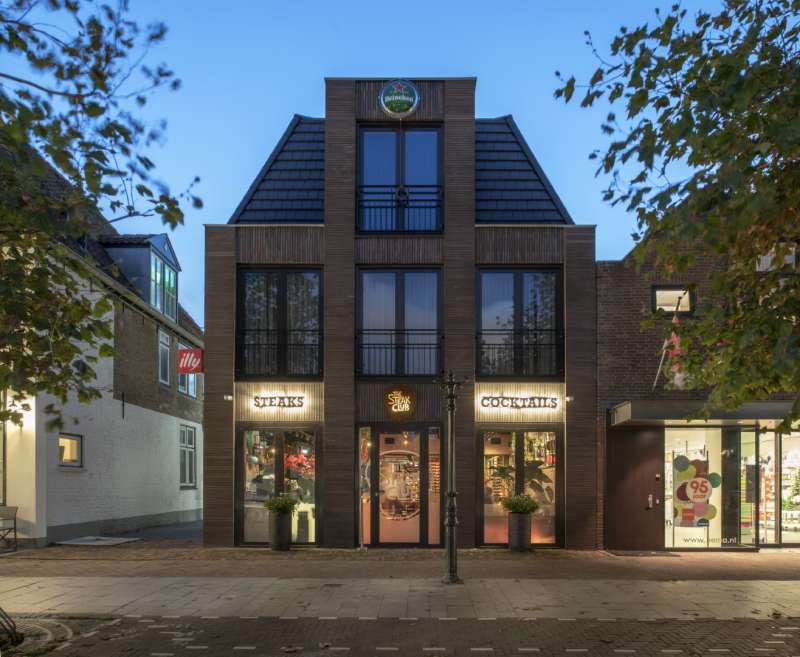 Nieuwbouw horeca en appartementen