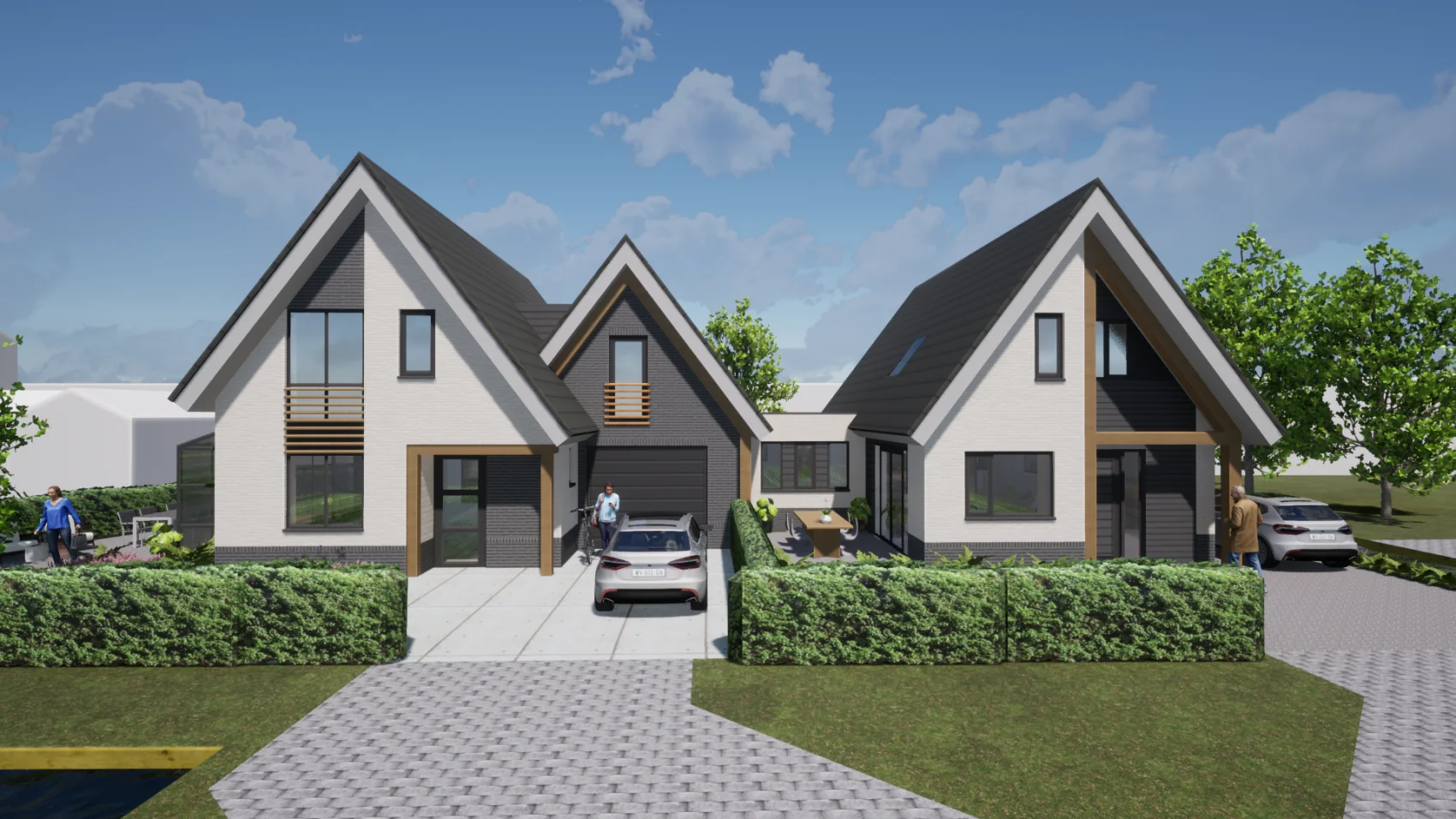 Stijlvol wonen in moderne 2-onder-1-kap
